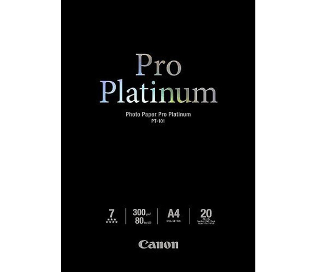 CANON Papier PT101 A4 20UNI 2768B016 - 230317 - zdjęcie